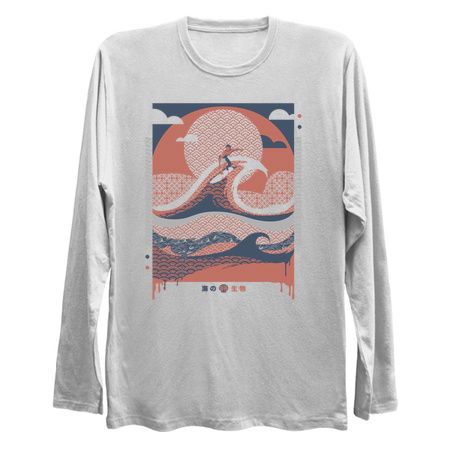 Surfer in The Waves Minimalist Beach View by Tobe Fonseca tiny thumbnail