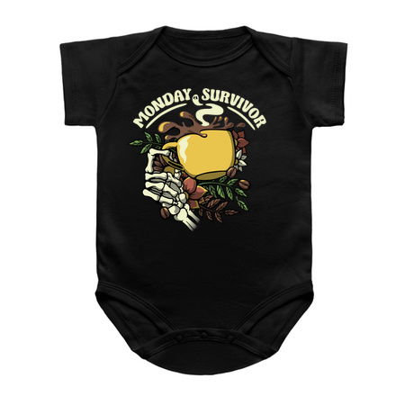 Monday Survivor Skeleton Hand Coffee by Tobe Fonseca tiny thumbnail