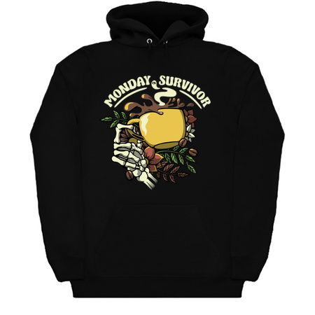 Monday Survivor Skeleton Hand Coffee by Tobe Fonseca tiny thumbnail