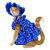 Ginger Cat in Snowflake Winter Dress tiny thumbnail
