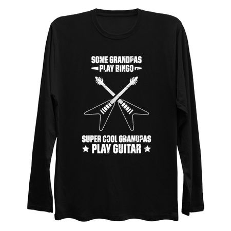 Some Grandpas Play Bingo Super Cool Grandpas Play Guitar Funny Quote Distressed tiny thumbnail