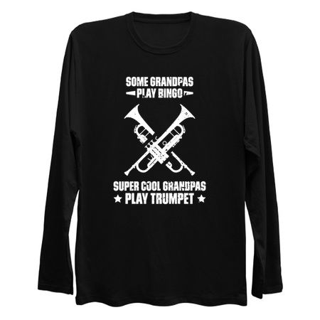 Some Grandpas Play Bingo Super Cool Grandpas Play Trumpet Funny Quote Distressed tiny thumbnail