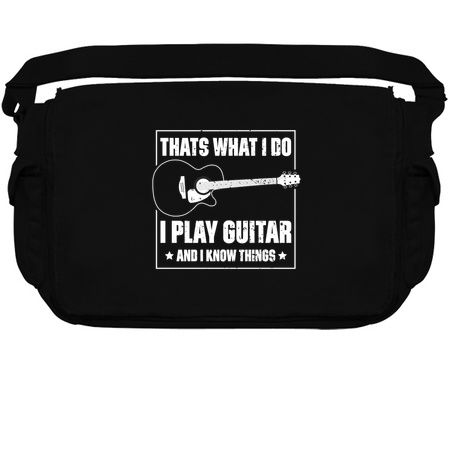 Thats What I Do, I Play Guitar And I Know Things Music Funny Quote Distressed tiny thumbnail