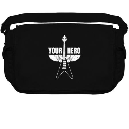 Your Guitar Hero Guitarist Guitar Player Music Funny Quote Distressed tiny thumbnail