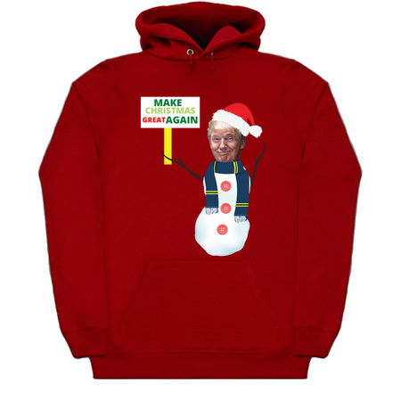 Funny snowman make christamas great again tiny thumbnail