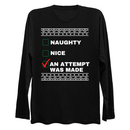 Ugly Christmas Sweater An Attempt Was Made tiny thumbnail