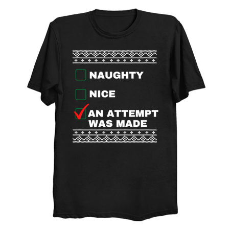 Ugly Christmas Sweater An Attempt Was Made tiny thumbnail
