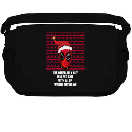 Ugly Christmas Sweater Deadpool The Other Jolly Guy in a Red Suit tiny thumbnail