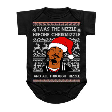 Ugly Christmas Sweater Snoop Dogg 'Twas The Nizzle Before Chrismizzle tiny thumbnail