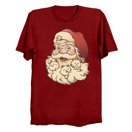 Santa Beard Full of Cats by Tobe Fonseca tiny thumbnail