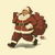Santa Claus Naughty Boys Charcoal Kids by Tobe Fonseca tiny thumbnail