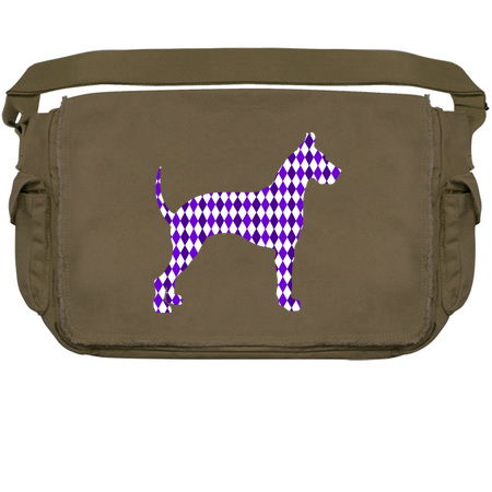 Purple Harlequin Great Dane Silhouette tiny thumbnail