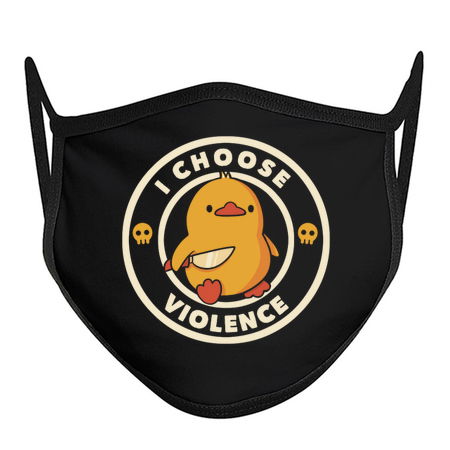 I Choose Violence Funny Duck by Tobe Fonseca tiny thumbnail
