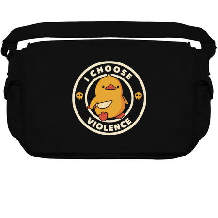 I Choose Violence Funny Duck by Tobe Fonseca tiny thumbnail