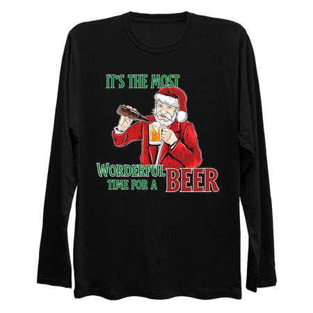 Ugly Christmas Sweater It's The Most Wonderful Time For A Beer tiny thumbnail