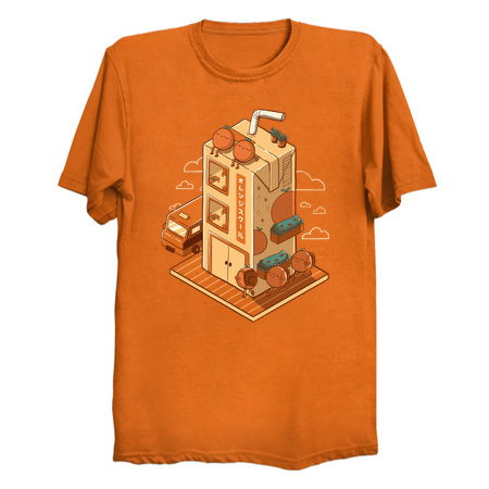 Orange School Kawaii Fruits by Tobe Fonseca tiny thumbnail