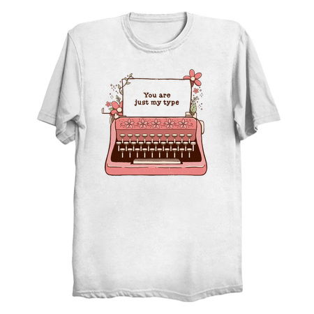 You Are Just My Type Floral Typewriter by Tobe Fonseca tiny thumbnail