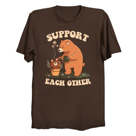 Support Each Other Lovely Bears by Tobe Fonseca tiny thumbnail