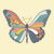 Japanese Pattern Butterfly Art by Tobe Fonseca tiny thumbnail