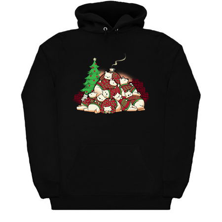 Good Night Xmas Bear Black by Tobe Fonseca tiny thumbnail