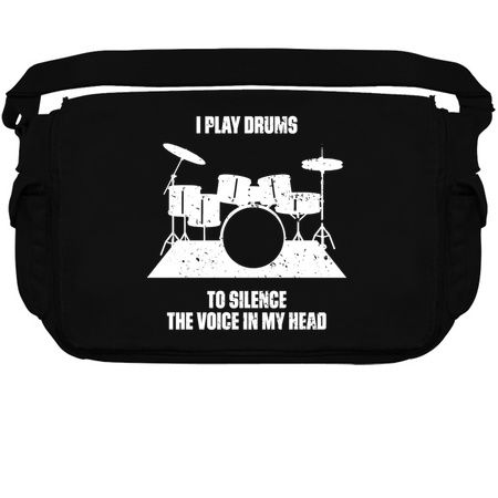 I Play Drums To Silence The Voice In My Head Music Funny Quote Distressed tiny thumbnail