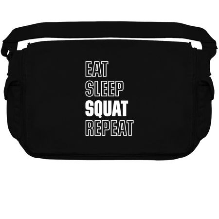 Eat Sleep Squat Repeat Gym Body Building Quote tiny thumbnail