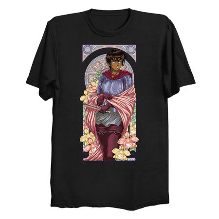 #246 - Art Nouveau of a Beautiful Warrior (Alternate) tiny thumbnail