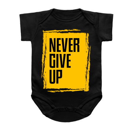 Never Give Up (Yellow) - Motivational Quotes tiny thumbnail