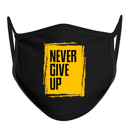 Never Give Up (Yellow) - Motivational Quotes tiny thumbnail