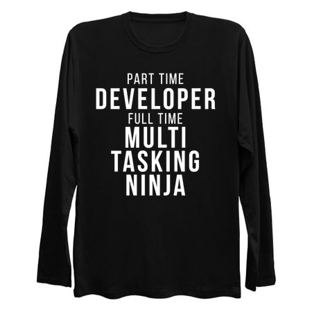 Part Time Engineer Full Time Multi Tasking Ninja Job Funny Quote tiny thumbnail