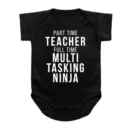 Part Time Teacher Full Time Multi Tasking Ninja School Professor Funny Quote tiny thumbnail