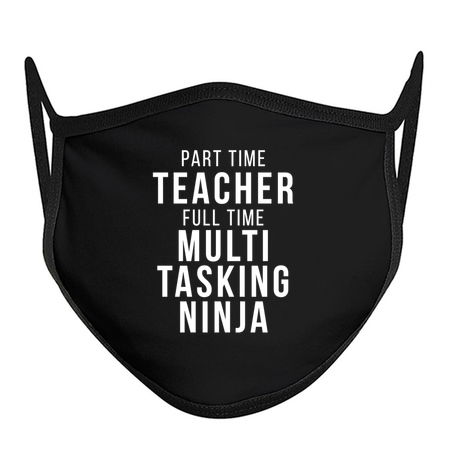Part Time Teacher Full Time Multi Tasking Ninja School Professor Funny Quote tiny thumbnail