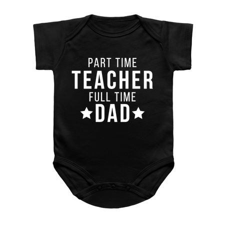Part Time Teacher Full Time Dad Parenting Funny Quote tiny thumbnail