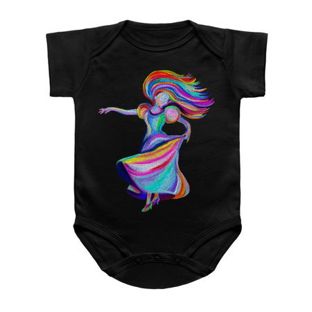 Flamenco Dress Twirling Rainbow Woman tiny thumbnail
