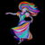 Flamenco Dress Twirling Rainbow Woman tiny thumbnail