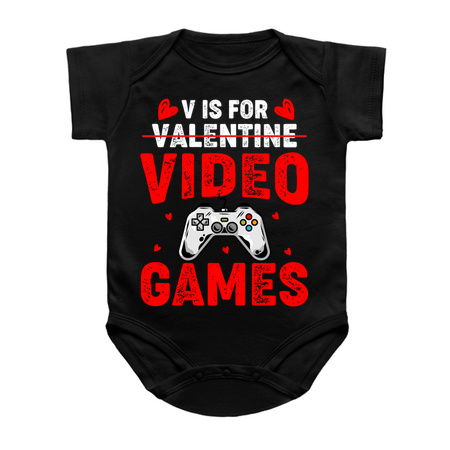 V is for Video Games - Funny Valentine's Day tiny thumbnail