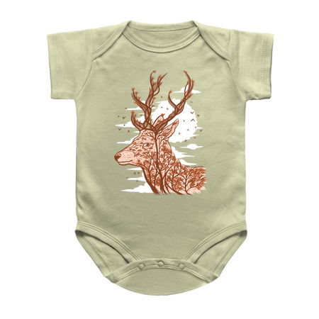 Deer branches tiny thumbnail