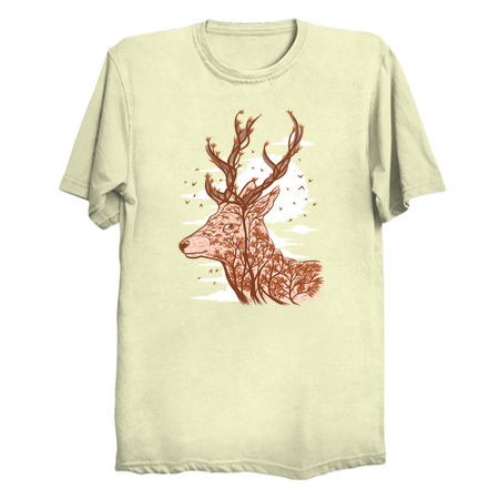 Deer branches tiny thumbnail