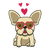 French Bulldog Love - Valentine's Day tiny thumbnail
