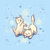 Cats Playing With Snowflakes by Tobe Fonseca tiny thumbnail