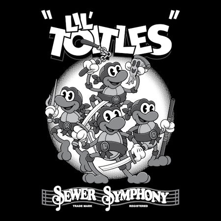 Vintage Cartoon Ninja Turtles - Rubberhose Toitles - Sewer Symphony ...
