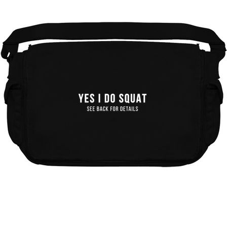 Yes I Do Squat See Back For Details Gym Body Building Quote tiny thumbnail