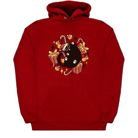 Xmas Kawaii Black Kitten by Tobe Fonseca tiny thumbnail