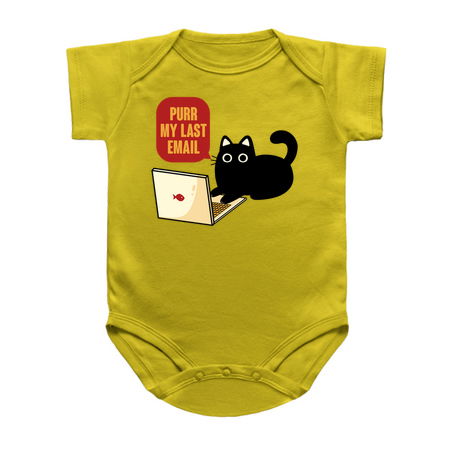 Purr My Last Email Black Cat by Tobe Fonseca tiny thumbnail
