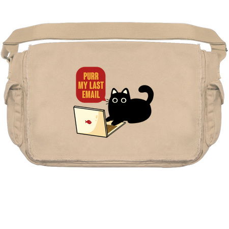 Purr My Last Email Black Cat by Tobe Fonseca tiny thumbnail