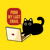 Purr My Last Email Black Cat by Tobe Fonseca tiny thumbnail