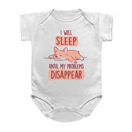 I Will Sleep Until My Problems Disappear - Cute Lazy Dog Gift tiny thumbnail