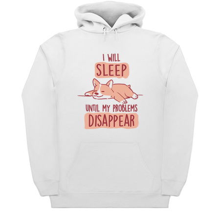 I Will Sleep Until My Problems Disappear - Cute Lazy Dog Gift tiny thumbnail