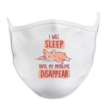 I Will Sleep Until My Problems Disappear - Cute Lazy Dog Gift tiny thumbnail
