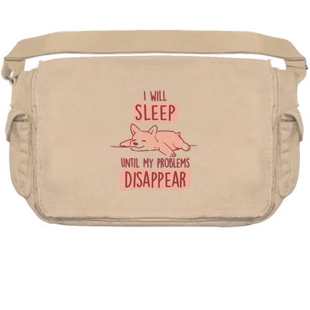 I Will Sleep Until My Problems Disappear - Cute Lazy Dog Gift tiny thumbnail